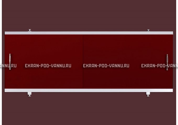 Экран EUROPLEX Универсал бордо под трубы – купить по цене 6250 руб. в интернет-магазине в городе Курган картинка 1