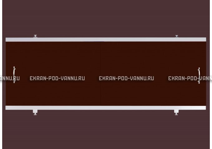 Экран EUROPLEX Универсал шоколад под трубы – купить по цене 6250 руб. в интернет-магазине в городе Курган картинка 1