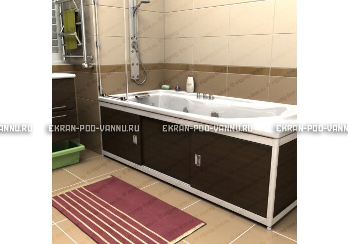 Экран из МДФ EMMY Монро 130 в алюминиевой раме – купить по цене 6750 руб. в интернет-магазине в городе Курган картинка 15