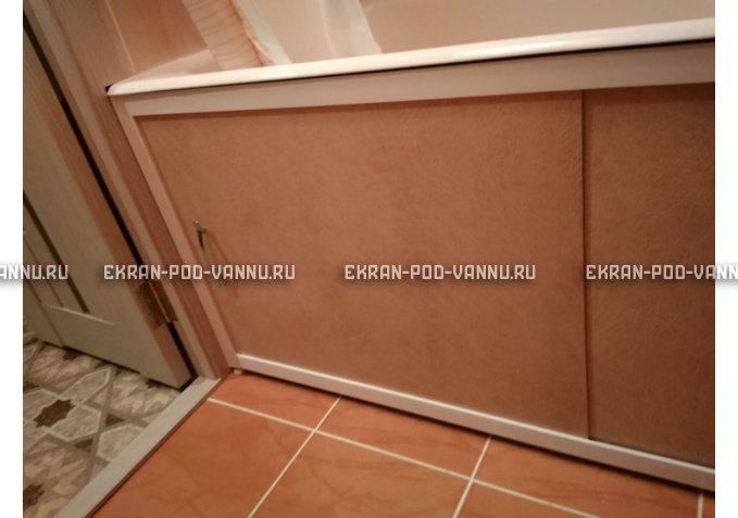 Раздвижной экран EUROPLEX Комфорт бежевый – купить по цене 6750 руб. в интернет-магазине в городе Курган картинка 2