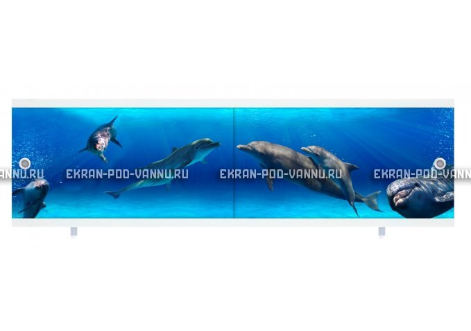 Экран МетаКам Ультралегкий 150 и 170 Дельфины – купить по цене 1590 руб. в интернет-магазине в городе Курган картинка 2