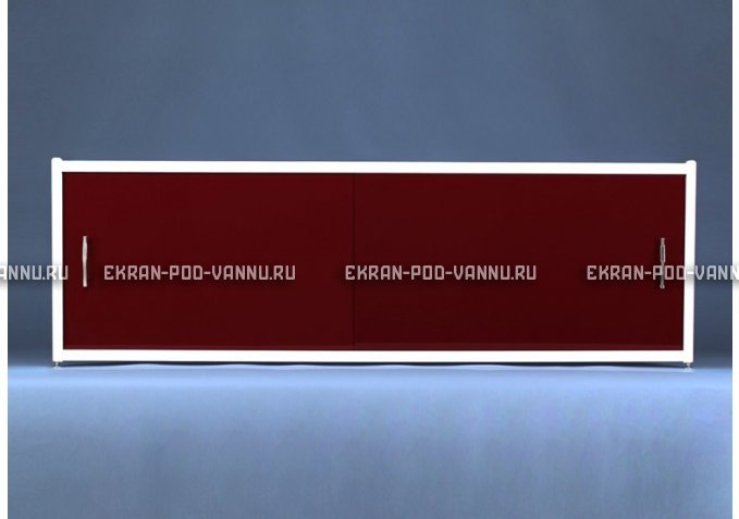 Торцевой экран EUROPLEX Комфорт бордовый – купить по цене 8760 руб. в интернет-магазине в городе Курган картинка 2