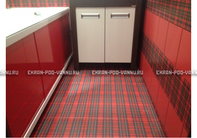 Экран раздвижной EUROPLEX Комфорт красный – купить по цене 6250 руб. в интернет-магазине в городе Курган картинка 3