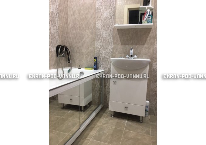 Раздвижной экран EUROPLEX Роликс Зеркальный – купить по цене 9700 руб. в интернет-магазине в городе Курган картинка 5