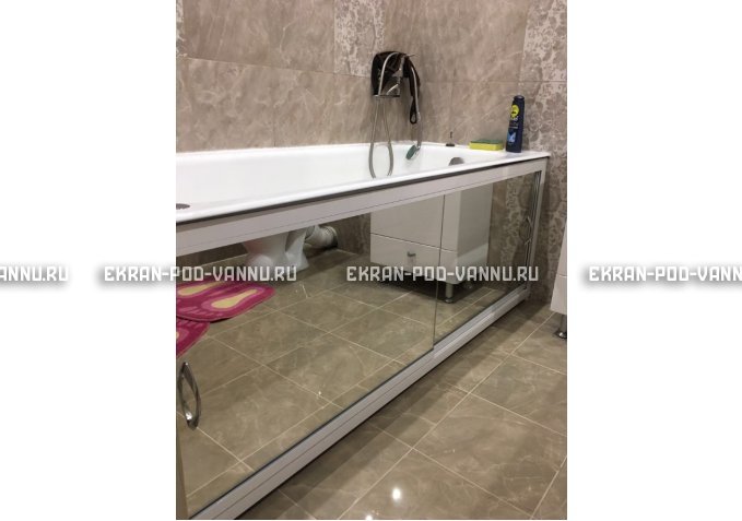 Раздвижной экран EUROPLEX Роликс Зеркальный – купить по цене 9700 руб. в интернет-магазине в городе Курган картинка 9