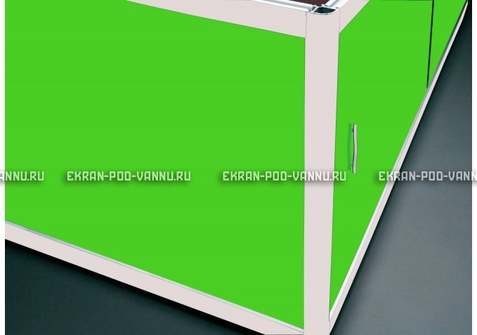 Торцевой экран EUROPLEX Комфорт салатовый – купить по цене 8760 руб. в интернет-магазине в городе Курган картинка 1