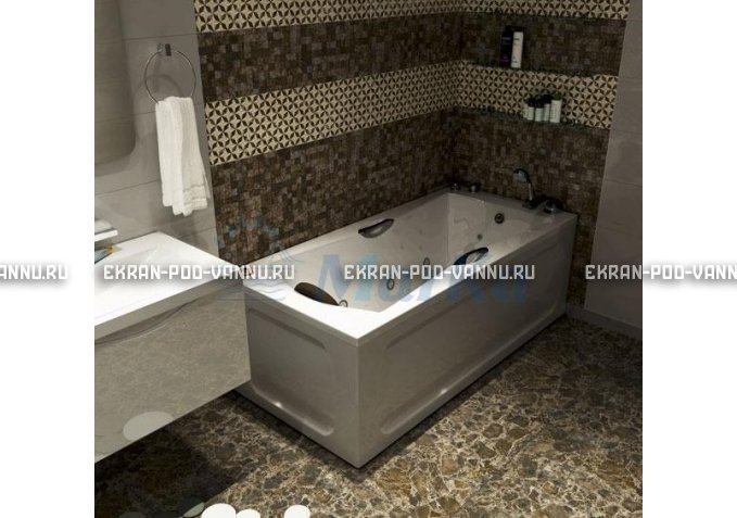 Акриловая ванна 1MarKa Agora 170x75 – купить по цене 13330 руб. в интернет-магазине в городе Курган картинка 5