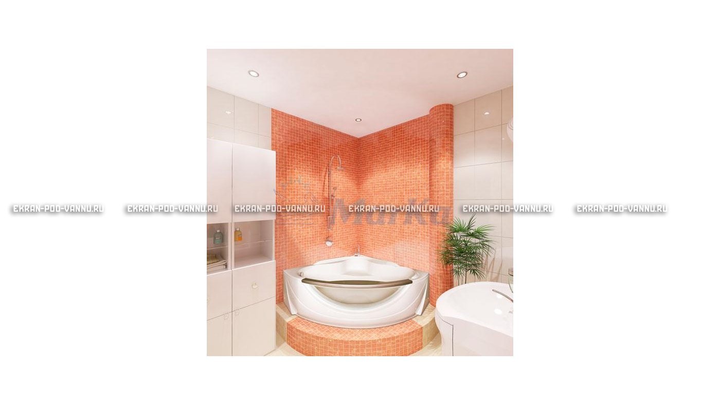 Акриловая ванна 1MarKa Grand Luxe 155х155 – купить по цене 39827 руб. в интернет-магазине в городе Курган картинка 15