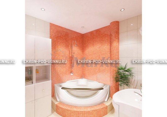 Акриловая ванна 1MarKa Grand Luxe 155х155 – купить по цене 39827 руб. в интернет-магазине в городе Курган картинка 4