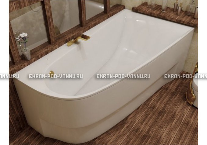 Акриловая ванна Vayer Boomerang 150x90 – купить по цене 42270 руб. в интернет-магазине в городе Курган картинка 1