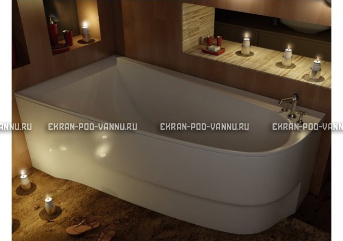 Акриловая ванна Vayer Boomerang 180x100 – купить по цене 53030 руб. в интернет-магазине в городе Курган картинка 3