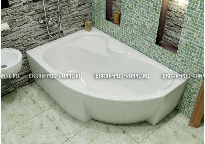 Акриловая ванна Vayer Azalia 160x105 – купить по цене 28220 руб. в интернет-магазине в городе Курган картинка 1