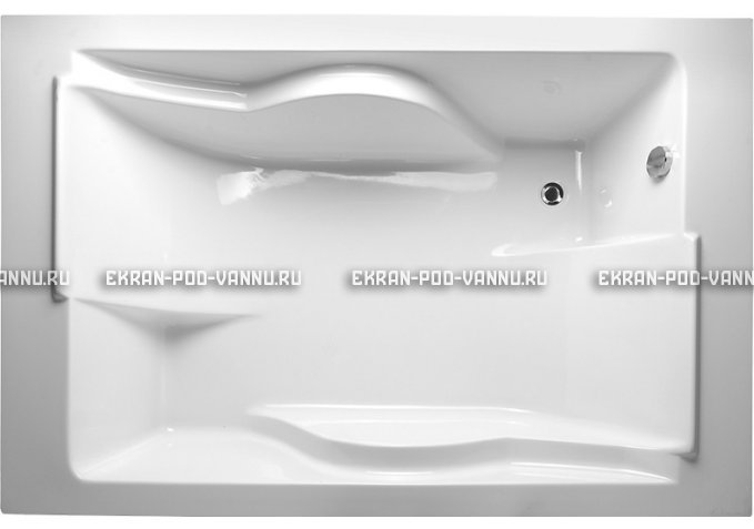 Акриловая ванна Vayer Coral 180x120 – купить по цене 33850 руб. в интернет-магазине в городе Курган картинка 2