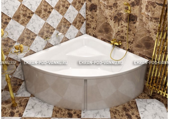 Акриловая ванна Vayer Persefona 140x140 – купить по цене 25230 руб. в интернет-магазине в городе Курган картинка 1