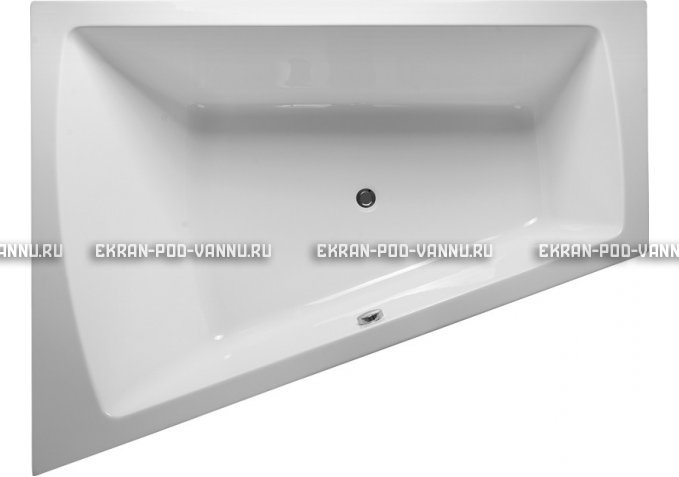 Акриловая ванна Vayer Trinitiy 170x130 – купить по цене 32590 руб. в интернет-магазине в городе Курган картинка 2