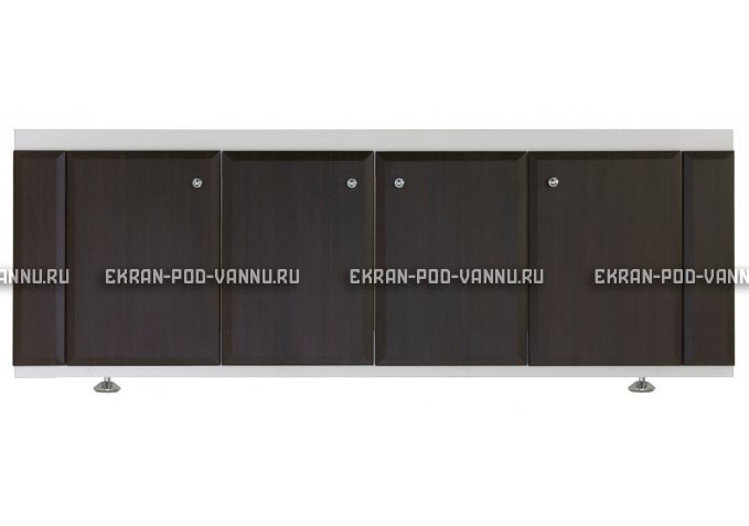 Экран распашной МДФ 150 - Венге – купить по цене 3170 руб. в интернет-магазине в городе Курган картинка 2