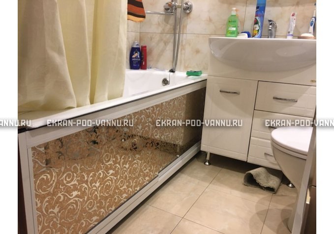 Раздвижной экран EUROPLEX Роликс Золото – купить по цене 12500 руб. в интернет-магазине в городе Курган картинка 1