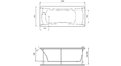 Акриловая ванна Relisan Loara 180x80 – купить по цене 23580 руб. в интернет-магазине в городе Курган картинка 17