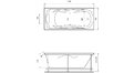 Акриловая ванна Relisan Marina 170x75 – купить по цене 15725 руб. в интернет-магазине в городе Курган картинка 17