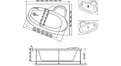 Акриловая ванна Relisan Ariadna 150x100 – купить по цене 25650 руб. в интернет-магазине в городе Курган картинка 13