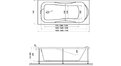 Акриловая ванна Relisan Elvira 170x75 – купить по цене 16160 руб. в интернет-магазине в городе Курган картинка 13