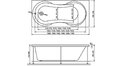 Акриловая ванна Relisan Lada 120x70 – купить по цене 10590 руб. в интернет-магазине в городе Курган картинка 13