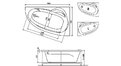 Акриловая ванна Relisan Zoya 150x95 – купить по цене 19230 руб. в интернет-магазине в городе Курган картинка 13
