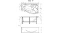 Акриловая ванна 1MarKa Gracia 160x95 – купить по цене 20300 руб. в интернет-магазине в городе Курган картинка 17