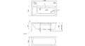 Акриловая ванна 1MarKa Modern 150x70 – купить по цене 9210 руб. в интернет-магазине в городе Курган картинка 17