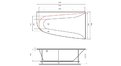 Акриловая ванна Vayer Boomerang 180x100 – купить по цене 53030 руб. в интернет-магазине в городе Курган картинка 18