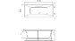 Акриловая ванна Vayer Casoli 170x75 – купить по цене 19110 руб. в интернет-магазине в городе Курган картинка 10